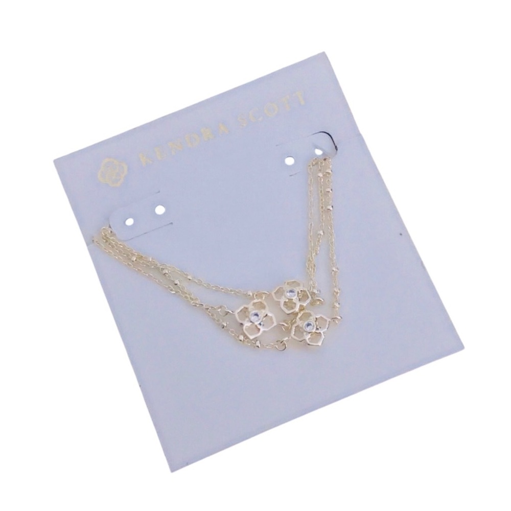 KENDRA‎ SCOTT Gold Rue Multi Strand Bracelet NWT